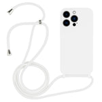 Crossbody Lanyard Liquid Silicone Case, For iPhone 13 Pro Max, For iPhone 12, For iPhone 12 Pro