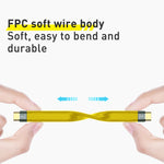 100W 10Gbps USB-C/Type-C to USB-C/Type-C FPC Flexible Data Cable, Length: 13.8cm, 10Gbps USB-C/Type-C to USB-C/Type-C