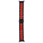 Three Strains Stainless Steel Metal Watch Band, For Google Pixel Watch 4 / 3 / 2 / 1 41mm