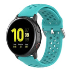 20mm Clasp Solid Color Sport Wrist Strap Watchband, For Huawei Watch GT2 42MM, For Galaxy Watch Active2 / Active