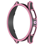 Hanging Sculpture Two-color Protective Watch Case with Tempered Glass Film, For Samsung Galaxy Watch5 Pro 45mm, For Samsung Galaxy Watch5 40mm, For Samsung Galaxy Watch5 44mm, For Samsung Galaxy Watch4 40mm, For Samsung Galaxy Watch4 44mm