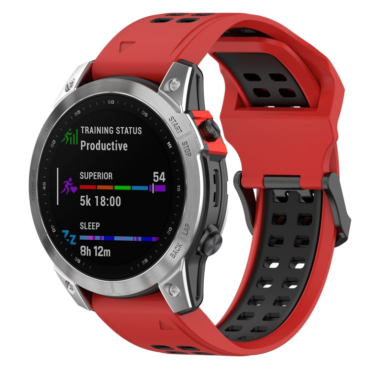 Quick Release Double Row Silicone Watch Band, For Garmin Descent G1 / Coros Vertix 22mm, For Garmin Enduro / Coros Vertix 2 26mm