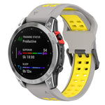 Quick Release Double Row Silicone Watch Band, For Garmin Descent G1 / Coros Vertix 22mm, For Garmin Enduro / Coros Vertix 2 26mm