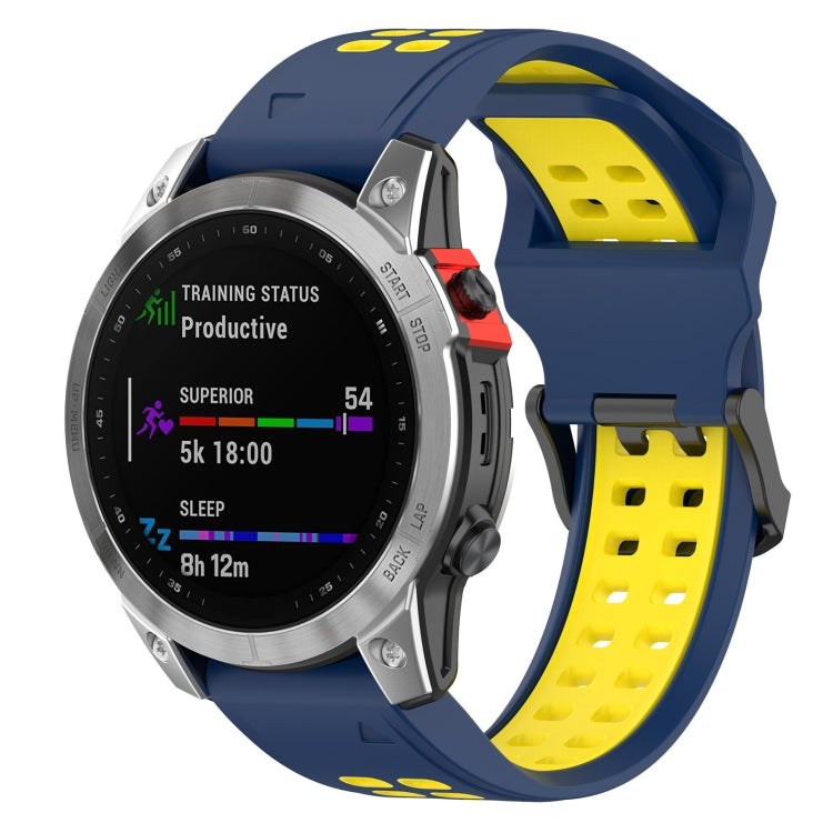 Quick Release Double Row Silicone Watch Band, For Garmin Descent G1 / Coros Vertix 22mm, For Garmin Enduro / Coros Vertix 2 26mm