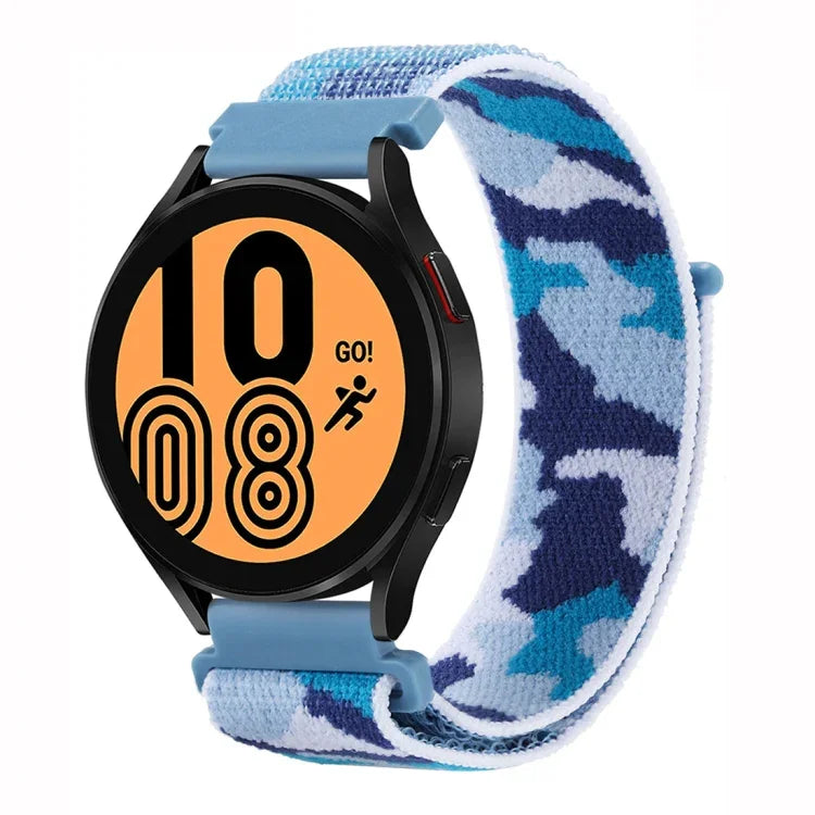 Camo Nylon Loop Watch Band, For Samsung Galaxy Watch5 40mm/44mm / Watch5 Pro