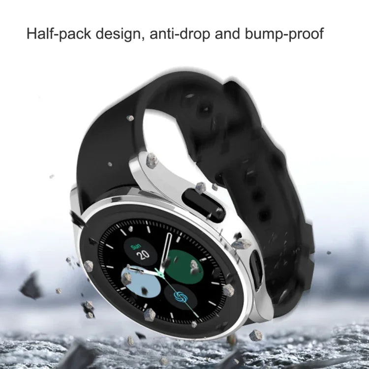Electroplating Hollow Half-pack TPU Protective Case, For Samsung Galaxy Watch5 Pro 45mm