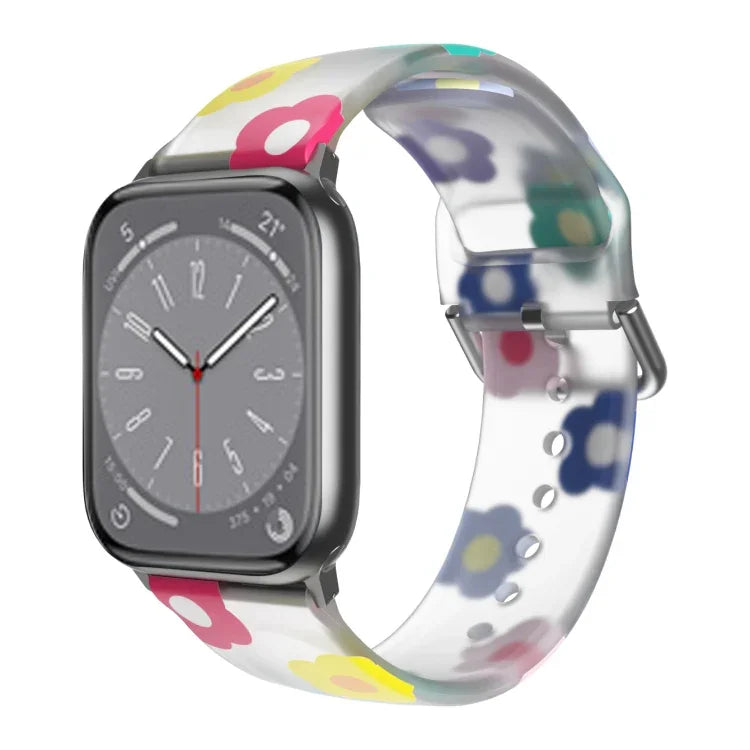 Breathable TPU Watch Band For Apple Watch, Series 8&7 41mm / SE 2&6&SE&5&4 40mm / 3&2&1 38mm