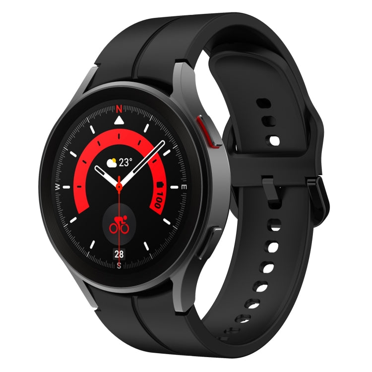Colorful Buckle Silicone Watch Band, For Samsung Galaxy Watch 5 40mm / 44mm