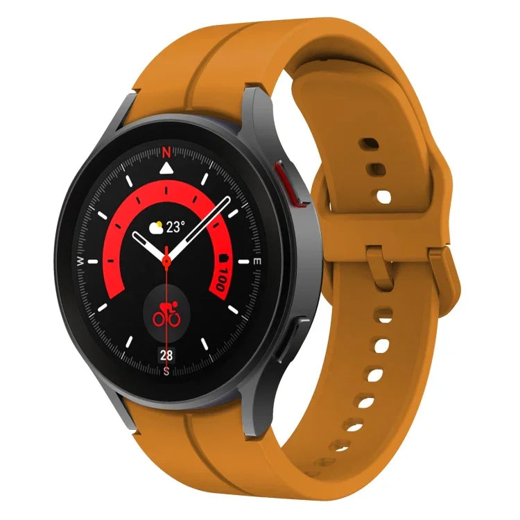 Colorful Buckle Silicone Watch Band, For Samsung Galaxy Watch 5 Pro 45mm