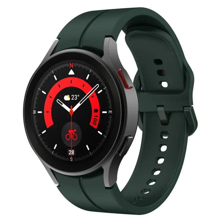 Colorful Buckle Silicone Watch Band, For Samsung Galaxy Watch 5 Pro 45mm