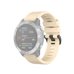 For Garmin Fenix 6 22mm Quick Release Official Texture Wrist Strap Watchband, with Plastic Button, with Metal Button