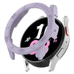 Half Coverage PC Watch Protective Case with Scale, For Samsung Galaxy Watch5 / Watch4 44 mm