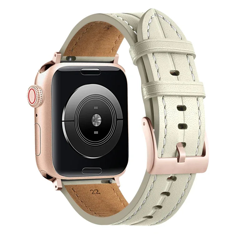 Fluted Leather Strap, For Apple Watch Ultra 49mm / Series 8&7 45mm / SE 2&6&SE&5&4 44mm / 3&2&1 42mm, For Apple Watch Ultra 49mm / Series 8&7 45mm /, For Apple Watch Series 8&7 41mm / SE 2&6&SE&5&4 40mm / 3&2&1 38mm