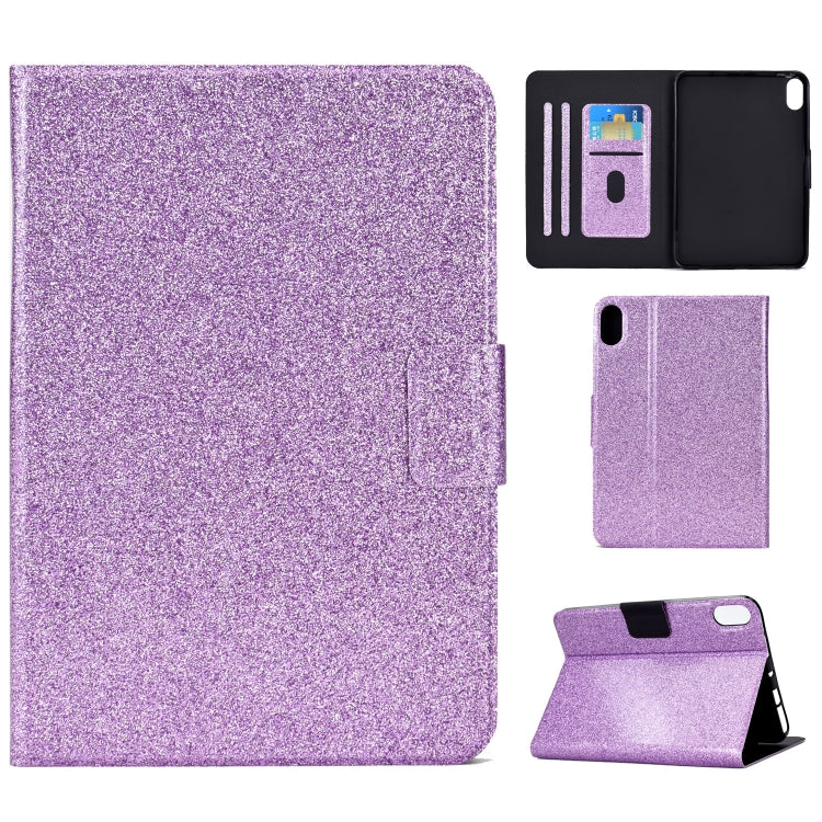 Varnish Glitter Powder Smart Leather Tablet Case, For  iPad 10th Gen 10.9 2022