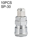 10pcs C-type Self-lock Air Tube Pneumatic Quick Fitting Connector, PF-20, PF-30, PF-40, PH-20, PH-30, PH-40, PM-20, PM-30, PM-40, PP-20, PP-30, PP-40, SF-20, SF-30, SF-40, SH-20, SH-30, SH-40, SM-20, SM-30, SM-40, SP-20, SP-30, SP-40, SF+PF-20, SF+PF-3...