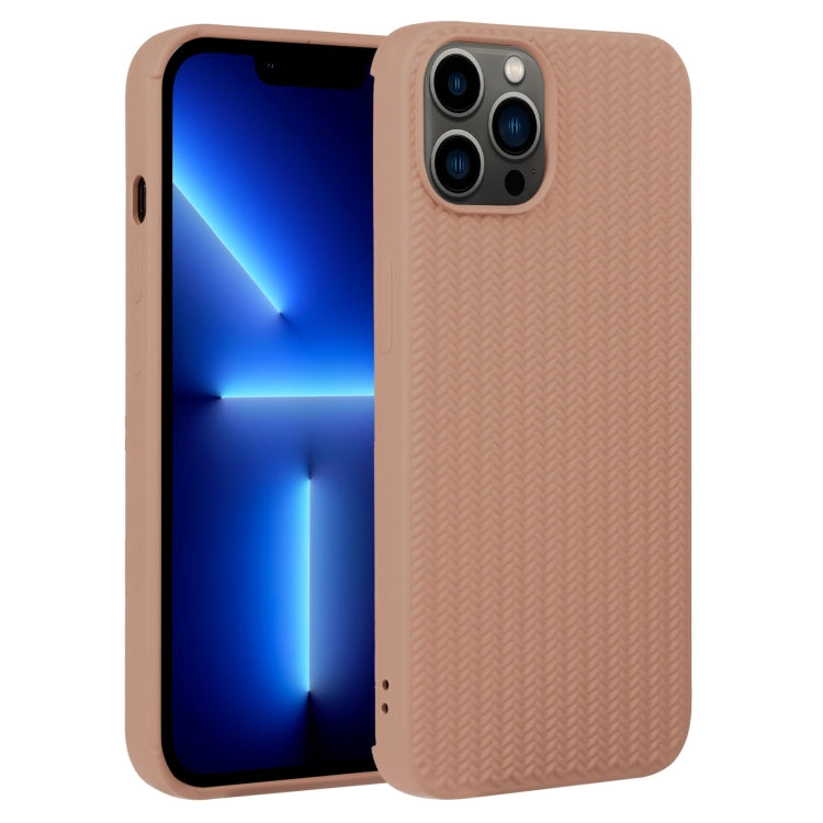 Weave Texture Silicone Phone Case, For iPhone 13 Pro, For iPhone 13 Pro Max, For iPhone 12, For iPhone 12 Pro, For iPhone 12 Pro Max