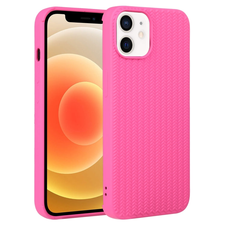 Weave Texture Silicone Phone Case, For iPhone 13 Pro, For iPhone 13 Pro Max, For iPhone 12, For iPhone 12 Pro, For iPhone 12 Pro Max