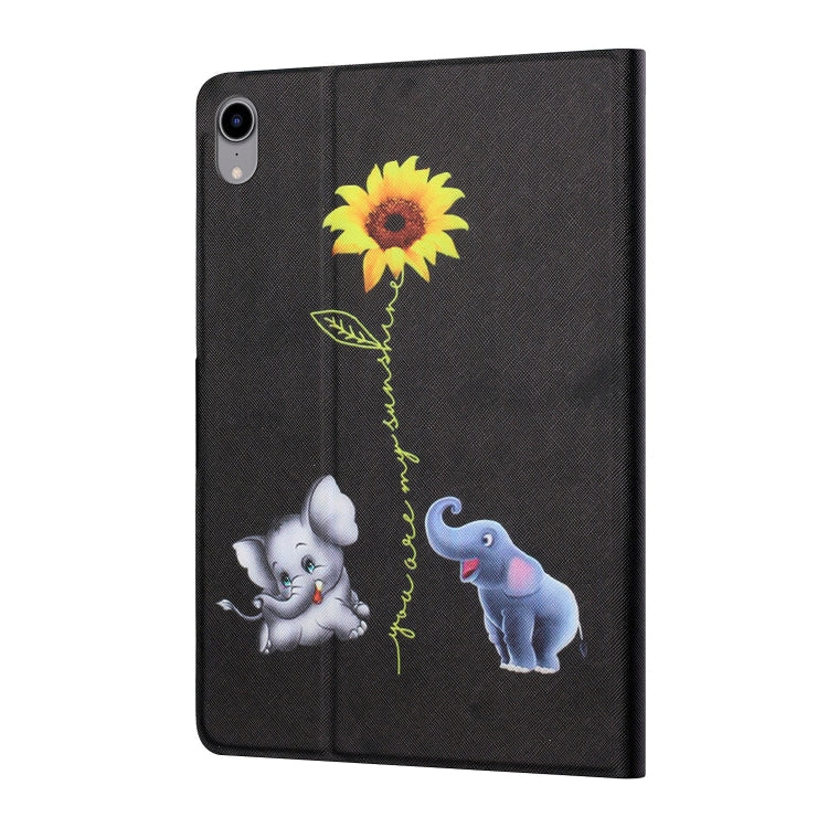 Colored Drawing Pattern Flip Leather Smart Tablet Case, For iPad 10th Gen 10.9 2022