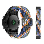 Adjustable Nylon Braided Elasticity Watch Band, For Garmin Fenix 7X