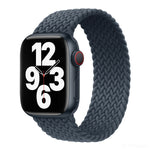 Nylon Single-turn Braided Watch Band For Apple Watch Series 8&7 41mm / SE 2&6&SE&5&4 40mm / 3&2&1 38mm, For Apple Watch Series 8&7 41mm,135mm, For Apple Watch Series 8&7 41mm, 135mm, For Apple Watch Series 8&7 41mm, 145mm