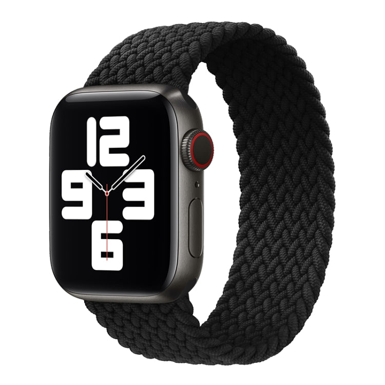Nylon Single-turn Braided Watch Band For Apple Watch Series 8&7 41mm / SE 2&6&SE&5&4 40mm / 3&2&1 38mm, For Apple Watch Series 8&7 41mm,135mm, For Apple Watch Series 8&7 41mm, 135mm