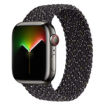 Nylon Single-turn Braided Watch Band For Apple Watch Series 8&7 41mm / SE 2&6&SE&5&4 40mm / 3&2&1 38mm, For Apple Watch Series 8&7 41mm,145mm, For Apple Watch Series 8&7 41mm, 145mm