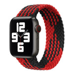 Nylon Single-turn Braided Watch Band For Apple Watch Series 8&7 41mm / SE 2&6&SE&5&4 40mm / 3&2&1 38mm, For Apple Watch Series 8&7 41mm,155mm, For Apple Watch Series 8&7 41mm, 155mm
