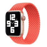 Nylon Single-turn Braided Watch Band For Apple Watch Series 8&7 41mm / SE 2&6&SE&5&4 40mm / 3&2&1 38mm, For Apple Watch Series 8&7 41mm,155mm, For Apple Watch Series 8&7 41mm, 155mm