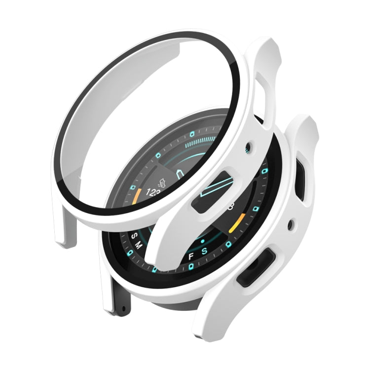 Frosted PC + Tempered Film Integrated Watch Protective Case, For Samsung Galaxy Watch 5 40mm