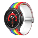 Magnetic Printed Silicone Watch Band, For Samsung Galaxy Watch5
