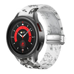 Magnetic Printed Silicone Watch Band, For Samsung Galaxy Watch5