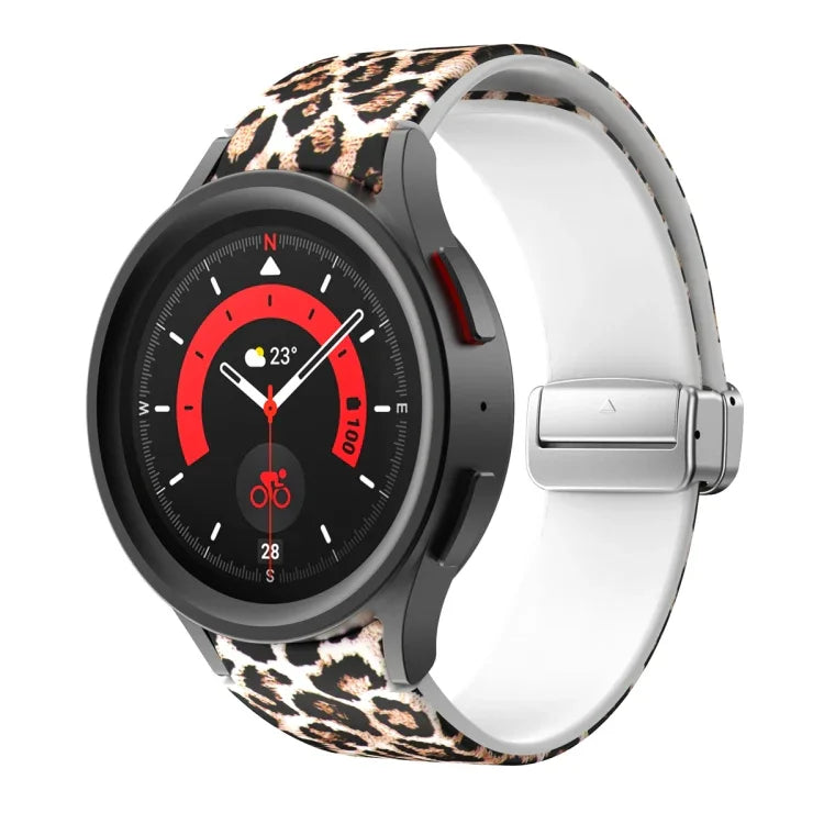 Magnetic Printed Silicone Watch Band, For Samsung Galaxy Watch5