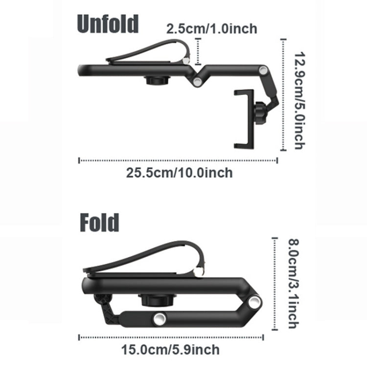 Multifunctional Car Sun Visor Rear Seat Mobile Phone Holder, Z001 (Green), Z001 (Grey)