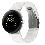 Three-beads Resin Watch Band, For Google Pixel Watch 4 / 3 / 2 / 1 41mm