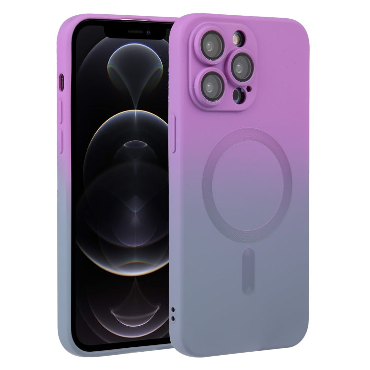 Liquid TPU Silicone Gradient MagSafe Phone Case, For iPhone 12 Pro, For iPhone 12 Pro Max, For iPhone 11, For iPhone 11 Pro Max