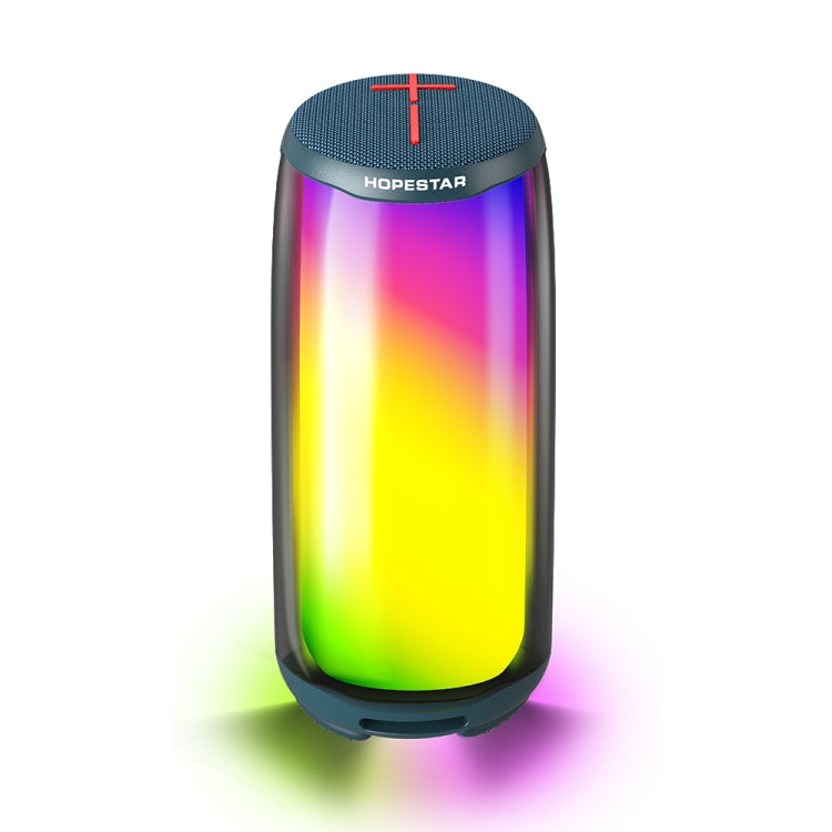 HOPESTAR P49 Tone Pulse RGB Light Waterproof Bluetooth Speaker, P49(Blue), P49(Black), P49(Grey)