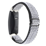 Buckle Wave Braided Nylon Watch Band, For Fitbit Charge 5, For Fitbit Inspire 2, For Fitbit Inspire