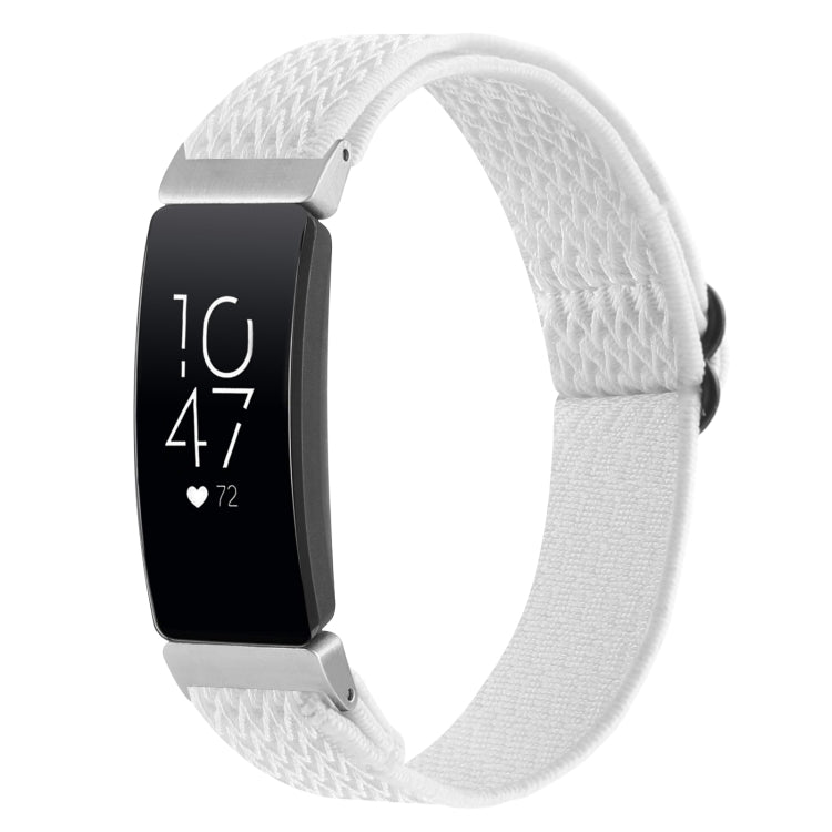 Buckle Wave Braided Nylon Watch Band, For Fitbit Charge 5, For Fitbit Inspire 2, For Fitbit Inspire