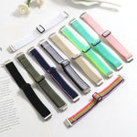 Buckle Wave Braided Nylon Watch Band, For Fitbit Charge 5, For Fitbit Inspire 2, For Fitbit Inspire