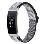 Buckle Wave Braided Nylon Watch Band, For Fitbit Charge 5, For Fitbit Inspire 2, For Fitbit Inspire