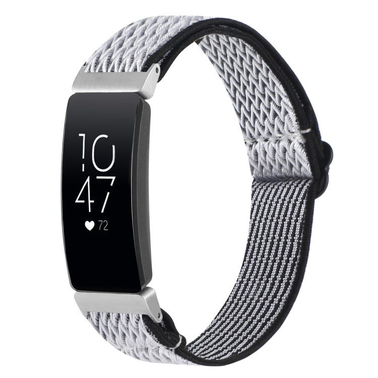 Buckle Wave Braided Nylon Watch Band, For Fitbit Charge 5, For Fitbit Inspire 2, For Fitbit Inspire