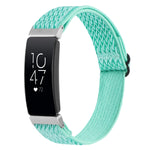 Buckle Wave Braided Nylon Watch Band, For Fitbit Charge 5, For Fitbit Inspire 2, For Fitbit Inspire