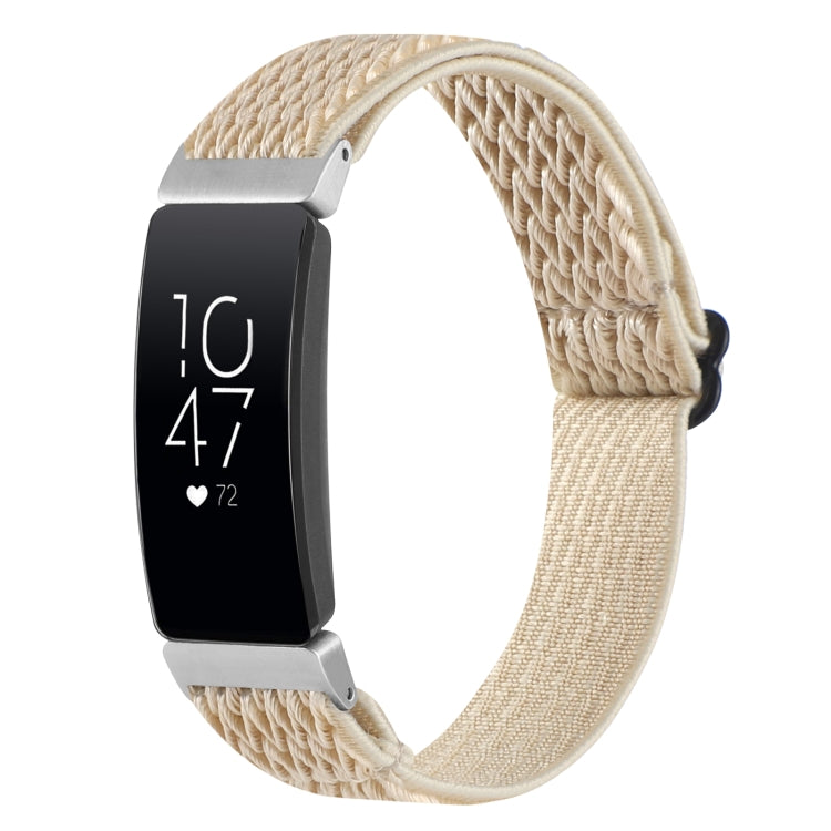 Buckle Wave Braided Nylon Watch Band, For Fitbit Charge 5, For Fitbit Inspire 2, For Fitbit Inspire