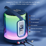 T&G TG376 Outdoor Portable LED Light RGB Multicolor Wireless Bluetooth Speaker Subwoofer
