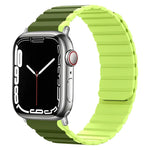 Smart Magnetic Silicone Watch Band, For Apple Watch Series 8&7 41mm, For Apple Watch Series 8&7 45mm