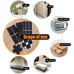 95 in 1 EVA Self Adhesive Anti Slip Furniture Leg Pads Set, 93PCS/Set