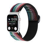 Buckle Elastic Nylon Watch Band, For Apple Watch Series 8&7 45mm, For Apple Watch Series 8&7 41mm