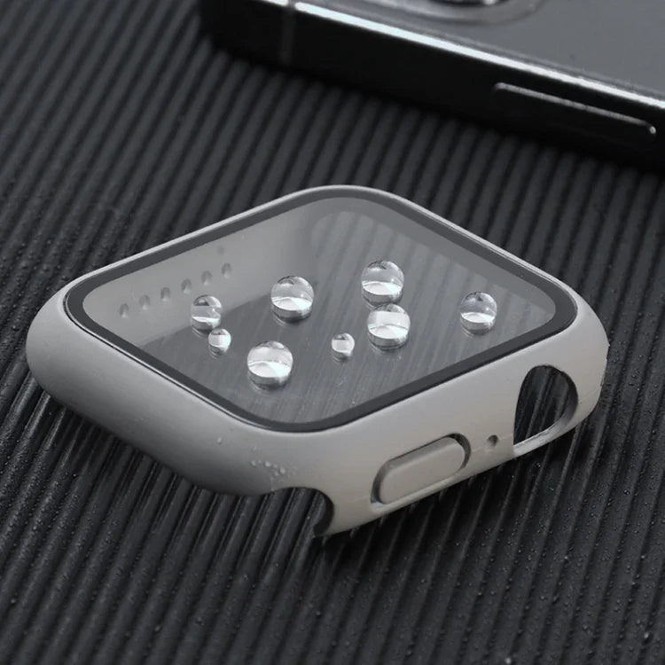 Shockproof PC+Tempered Glass Watch Protective Case, For Apple Watch Series 9 / 8 / 7 41mm, For Apple Watch Series 9 / 8 / 7 45mm