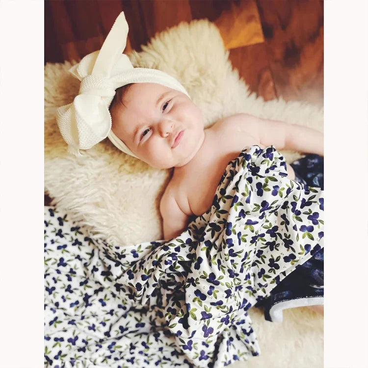 Newborn Baby Three-piece Swaddling Scarf  Cap Headband