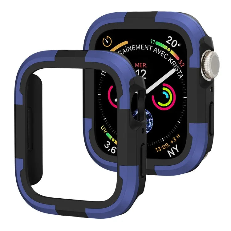 Armor Frame Watch Case, For Apple Watch Series 9 / 8 / 7 41mm, For Apple Watch Series SE 2&6&SE&5&4 44mm, For Apple Watch Series 9 / 8 / 7 45mm, For Apple Watch Ultra 3 / 2 / 1 49mm, For Apple Watch Series SE 2&6&SE&5&4 40mm